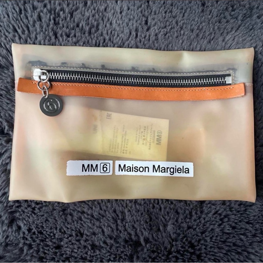 Authentic Maison Martin Margiela MM6 pvc pouch